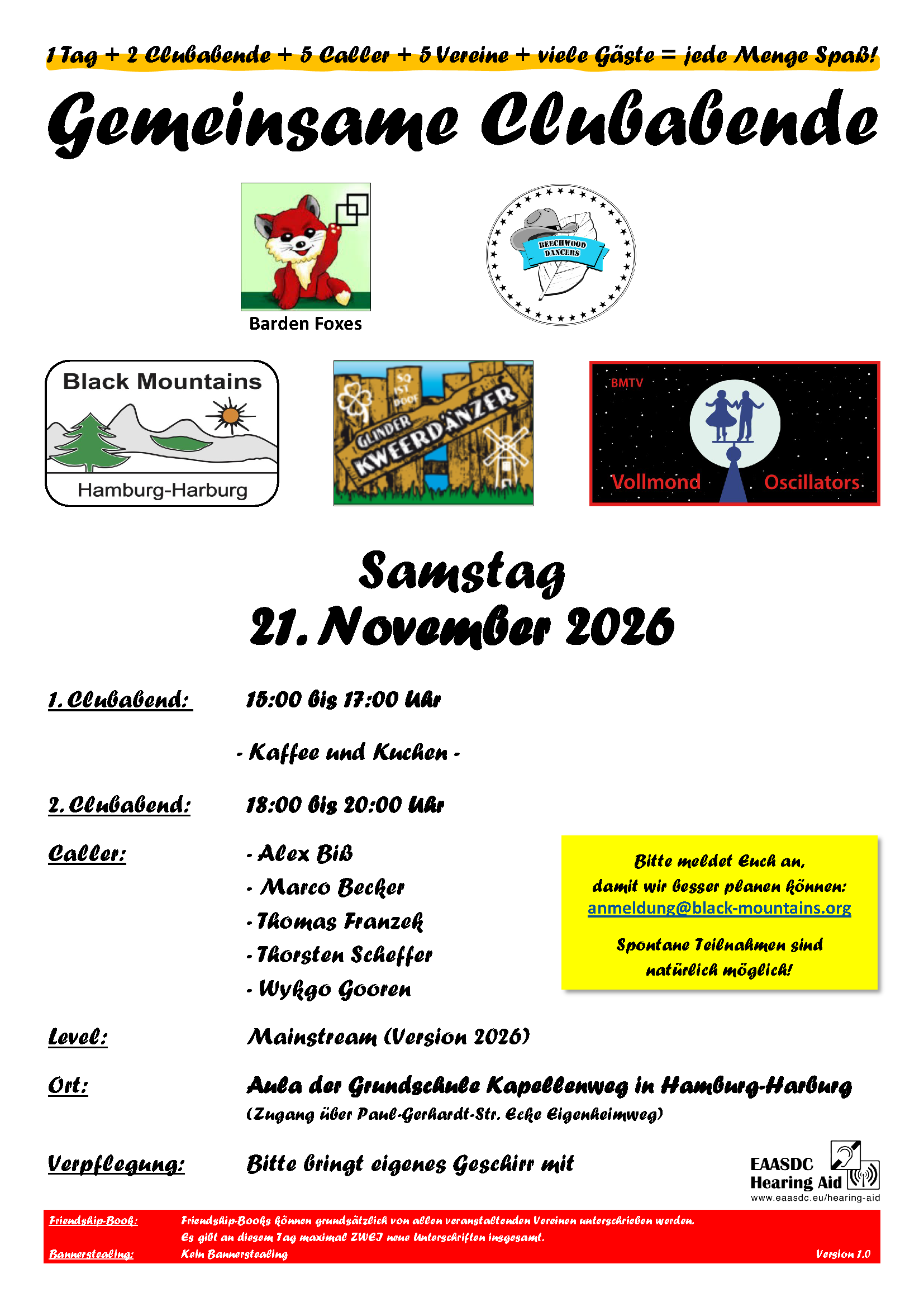 Gemeinsame Clubabende